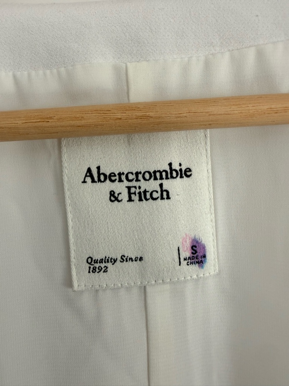 Abercrombie & Fitch Button Front Mini Dress | Size S | Pre-Owned - Picture 4 of 5